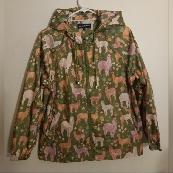 Elusive Rain Makes Green Pastures Raincoat from Highway Princess, Medium/Large - Picture 2 of 6